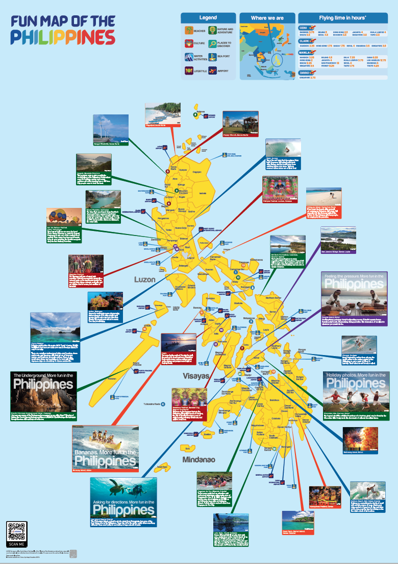 Tourist spots in the philippines brochure