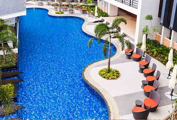Savoy Hotel Pool Area